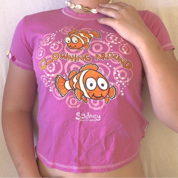 Pink graphic y2k top Sydney Australia - Picture 8 of 8